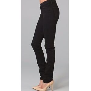 J Brand raw hem 844 Cigarette Leg jeans in Jett